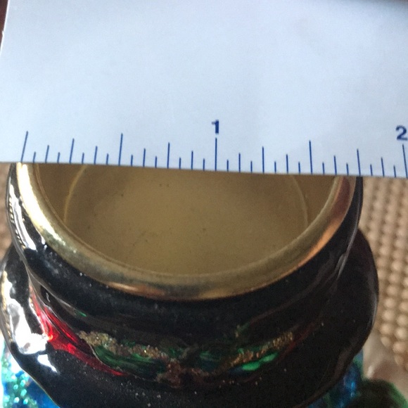 Snowman Mercury tea light/Candleholder - Picture 7 of 8